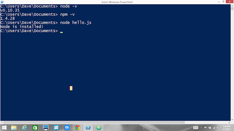 install node js windows 10